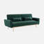 Segera 3-seater velvet convertible sofa bed-92324914