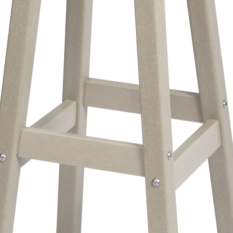 Tabouret d'extérieur Laguna, Gris clair