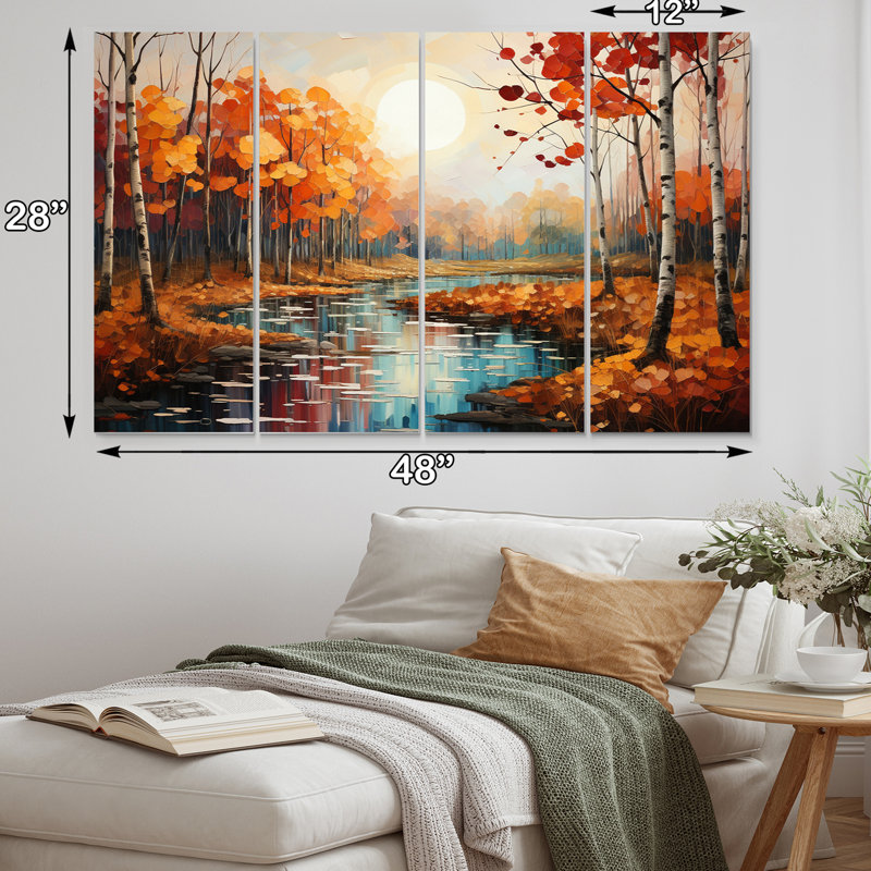 Ensemble de 4 décorations murales Canada