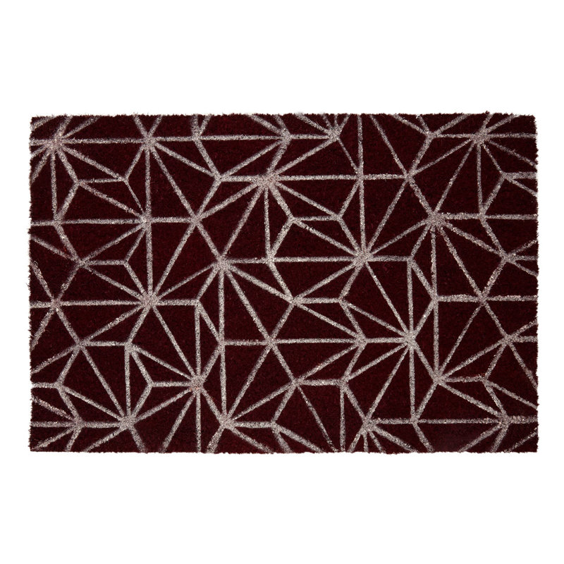 Erving Non-Slip Geometric Indoor Doormat