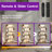 6-Tier Geometric Bookcase with Lighting-1365733968