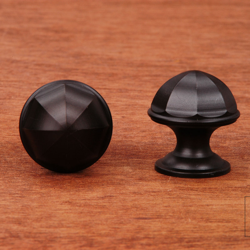 CK Series 1 1/16" Diameter Mushroom Knob, Oil Rubbed Bronze
