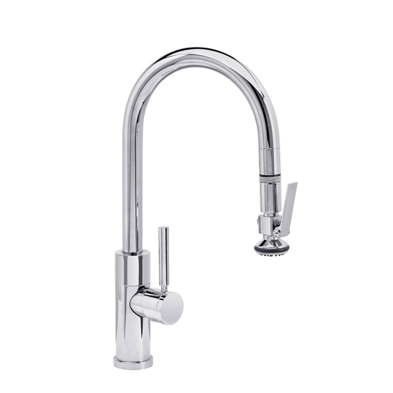 Modern Prep Size Plp Pulldown Faucet - Lever Sprayer, Chrome