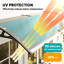 Door Canopy Outdoor Awning Rain Shelter for Window Porch-122805733