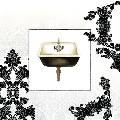 Black Sink - Wrapped Canvas Painting