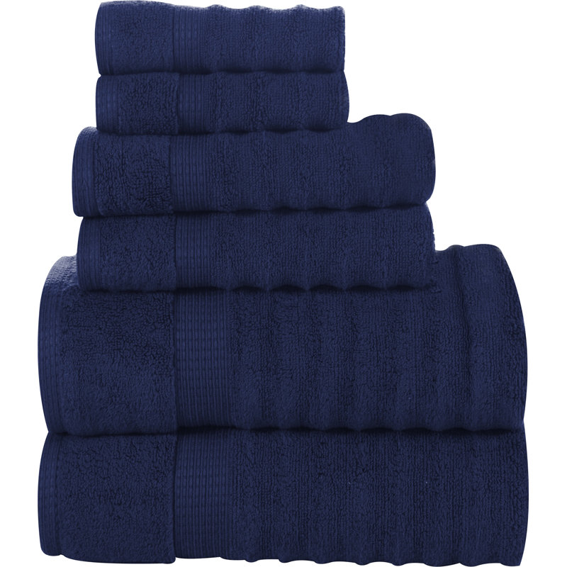 Brenna Cotton Midweight Ribbed Mulit-Size Set, Denim