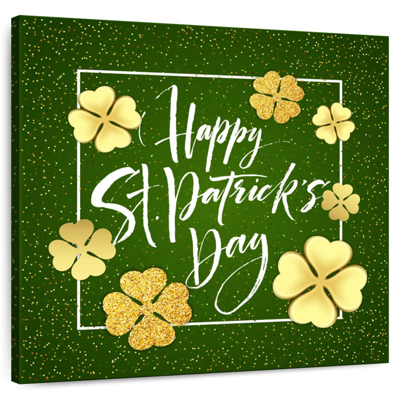 Paillettes Lelend St. Patrick's Day, H 16 po x l 16 po