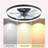 Ceiling Fan With Lights Dimmable Led