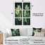 Monochromes jardin glamour jonquilles - ensemble de 6 impressions de jonquilles sur toile-93397034-93397035