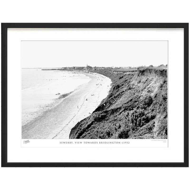 Sewerby, View Towards Bridlington C1952 by Francis Frith - Single Picture Frame Print, 60cm H x 80cm W x 2.3cm D
