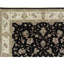 Elegance Oriental Area Rug in Black/Ivory
