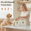 Contenant à friandises pour chien, ensemble de 2 pots à gâteries hermétiques pour le comptoir de cuisine