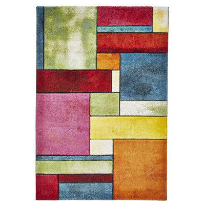 Morrisville area rug Machine Woven Rectangle Multi coloured