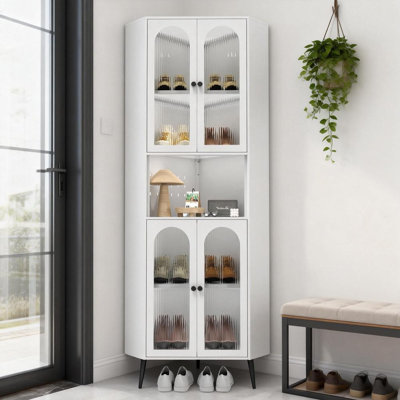 Elegant Triangle Corner Cabinet