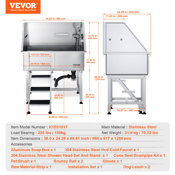 Dimensions du produit