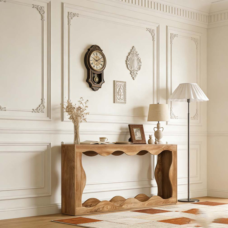 Table d'entrée de style moderne, Bois