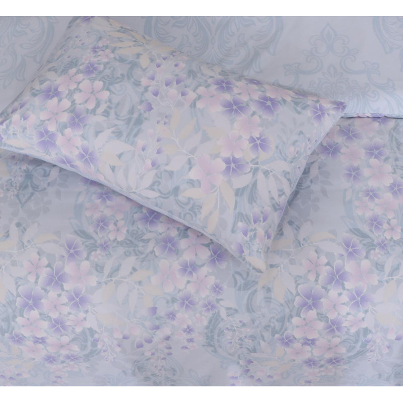 4 Piece Complete Bedding Set Cotton Rich Duvet Cover, Fitted Sheet & Pillowcases Soft, Durable & Breathable
