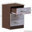 Arkadij 3 Drawer Fronts Bedside Table-1434439995