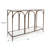 Serse 42'' Glass Top Console Table
