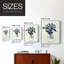 Indigo Floral Vase II, reproduction encadrée - bois massif-1364693315-1364693312