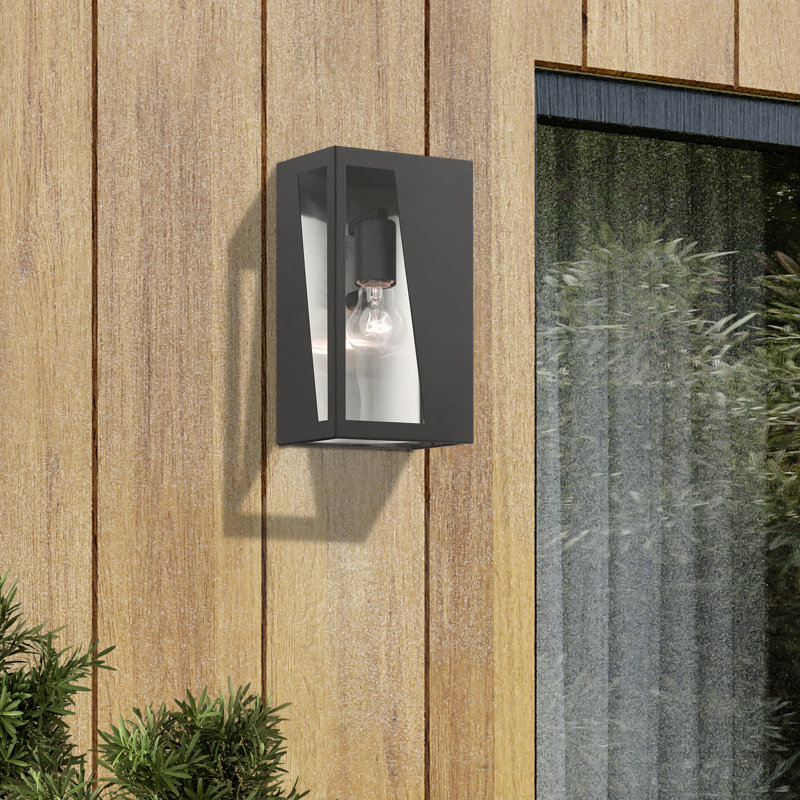 Heild Wall Light, Black, 11" H x 6" W x 3.95" D