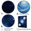 «Blue Swirl Wave Spiral IV - Abstract Spirals», art mural, salon_106186-95909571-95909580