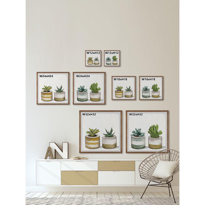 Jardinières rondes en béton - Ensemble de 2 cadres photo, L 24 po x H 24 po