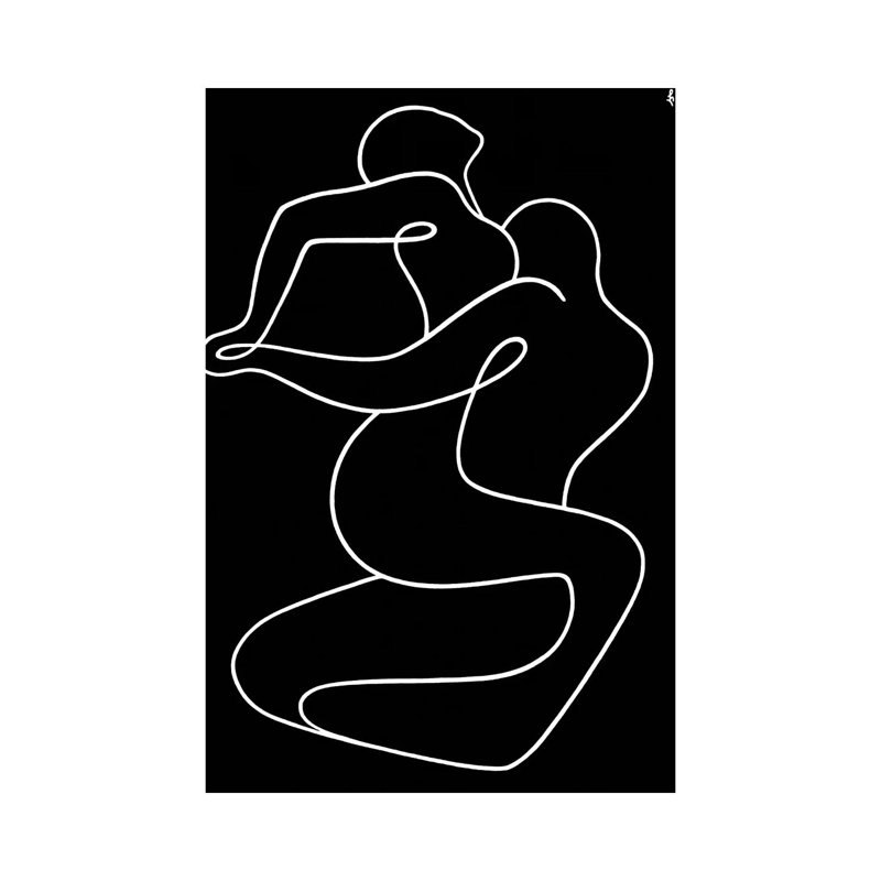 Tango by Lia Chechelashvili - Painting on Canvas, Wrapped Canvas, 20.32 cm H x 30.48 cm W