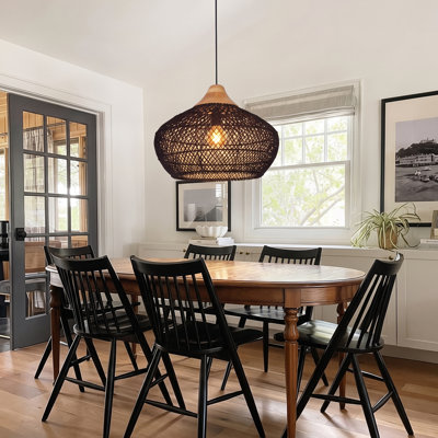 Bridin 1 - Light Natural Geometric Pendant