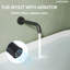 Ensemble de robinet de douche et de baignoire à pression équilibrée 9 po, fixé au mur avec douche à main à 3 fonctions, bec de baignoire et valve inclus-109786361