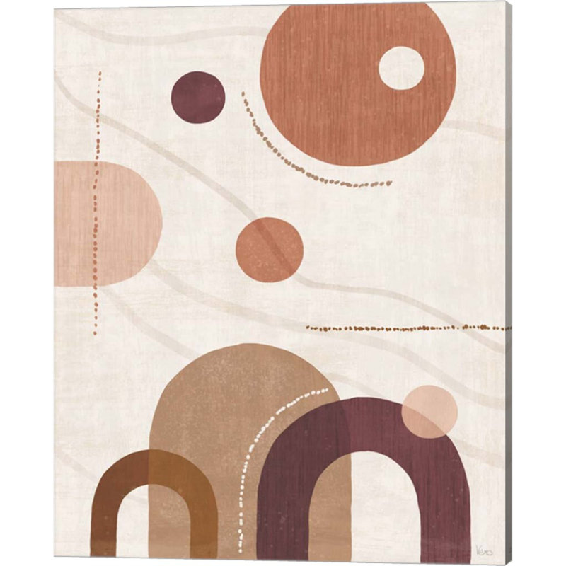 Soft Balance II Abstract Canvas Art in Earth Tones