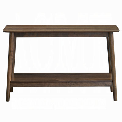 Lamonte Contemporary Walnut Sofa Table