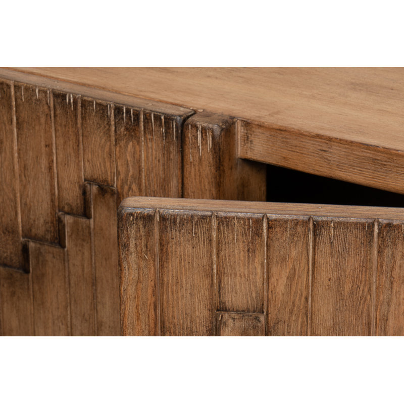 Aztec 80'' W Solid Wood Sideboard, Brown