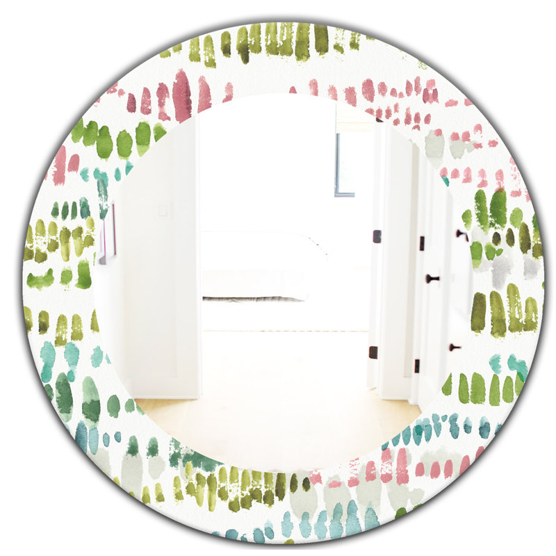 Miroir mural Mixed Geometric II, H 23,6 po x l 23,6 po