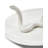 Alfrida Plate Snake White