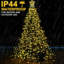 400leds Twinkle Star Christmas Tree Lights With Star Topper-2036027938