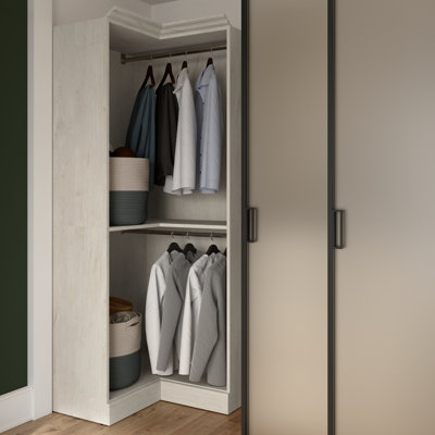 Alvaretta 36" Corner Closet System