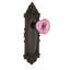 Victorian Plate with Crystal Pink Door Knob-931578242-931578367