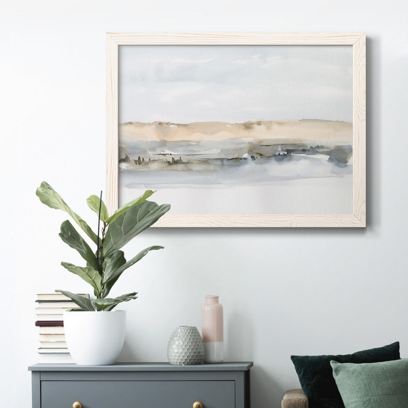 " Oregon Coast ", 31.5" H x 43.5" W x 1" D, White Canvas