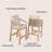 Acacia Outdoor 26.39'' Counter Stool with Cushion-1958310869