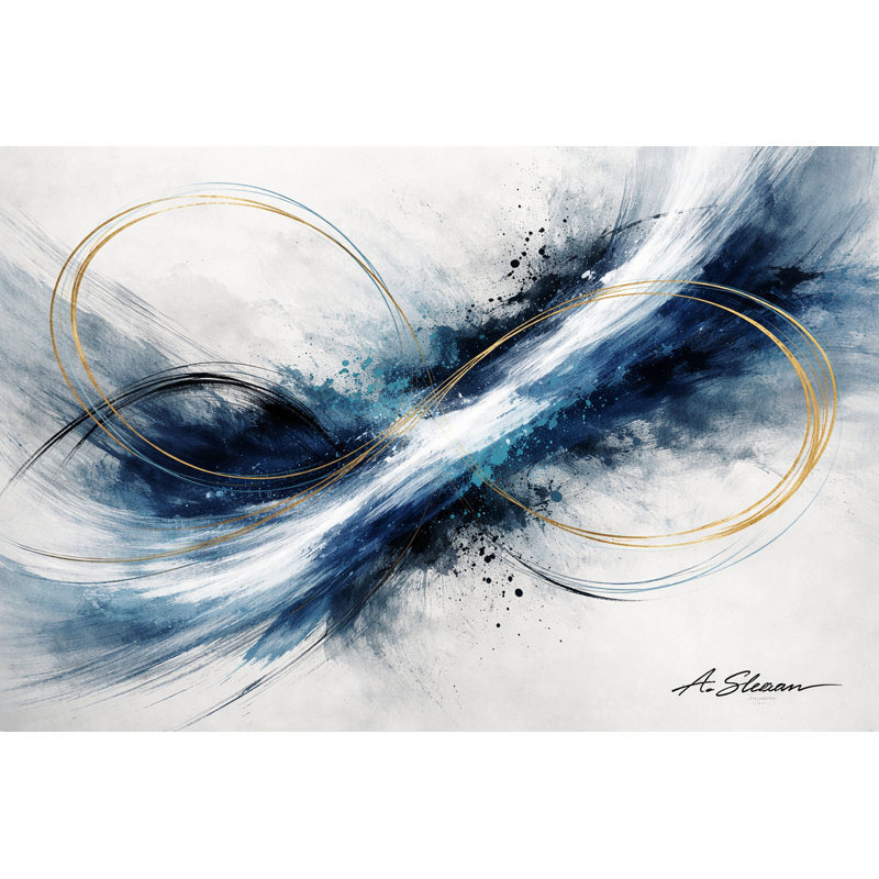Art mural toile tendue Marine Gesture, L 40 po x H 40 po x P 1,5 po
