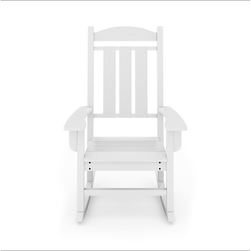Chaise berçante Traditional, Blanc