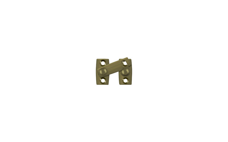 Deltana SB3058U5 Shutter Bar/Door Latch 5/8"; Antique Brass Finish