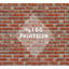 Papier peint amovible de construction en brique rouge-670757337