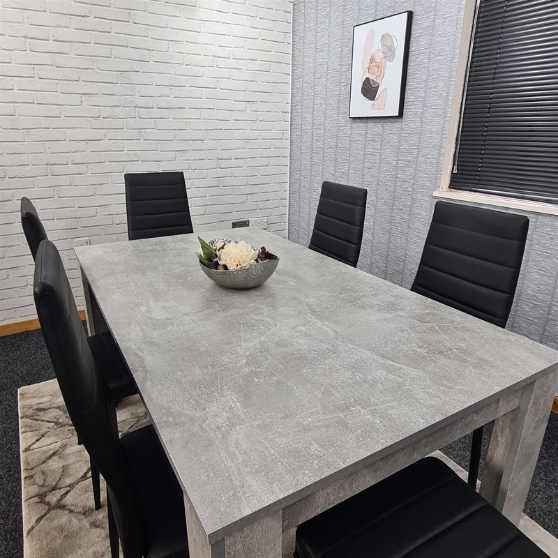 Rohun 2 - Person Dining Set, Black
