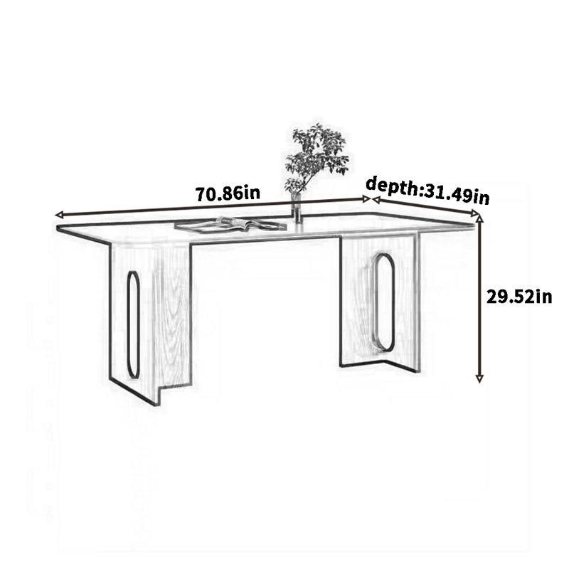 Omran, 29.52"H x 70.86"L x 31.49"W