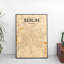 Berlin City Map - No Frame Print-1273127341