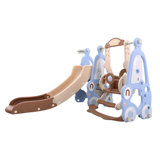Riey Freeport Park Plastic Swing Set with 1 Swing(s) , 1 Slide(s)