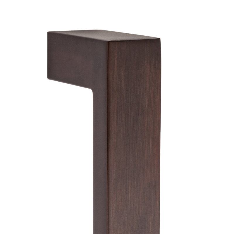 Poignée d’appoint en cuivre satiné 16 po Architectural Flat, Cuivre satiné, 16"