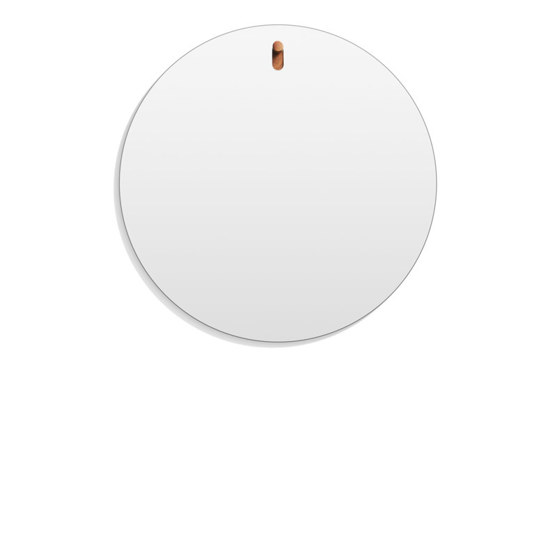 Hang 1 Flat Beveled Wall Mirror, 24" x 24"